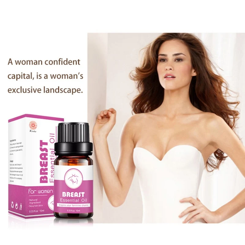 10ml Plant Essence Women's Chest Massage Essential Oils Health Care Remove Fat Good Use | Красота и здоровье