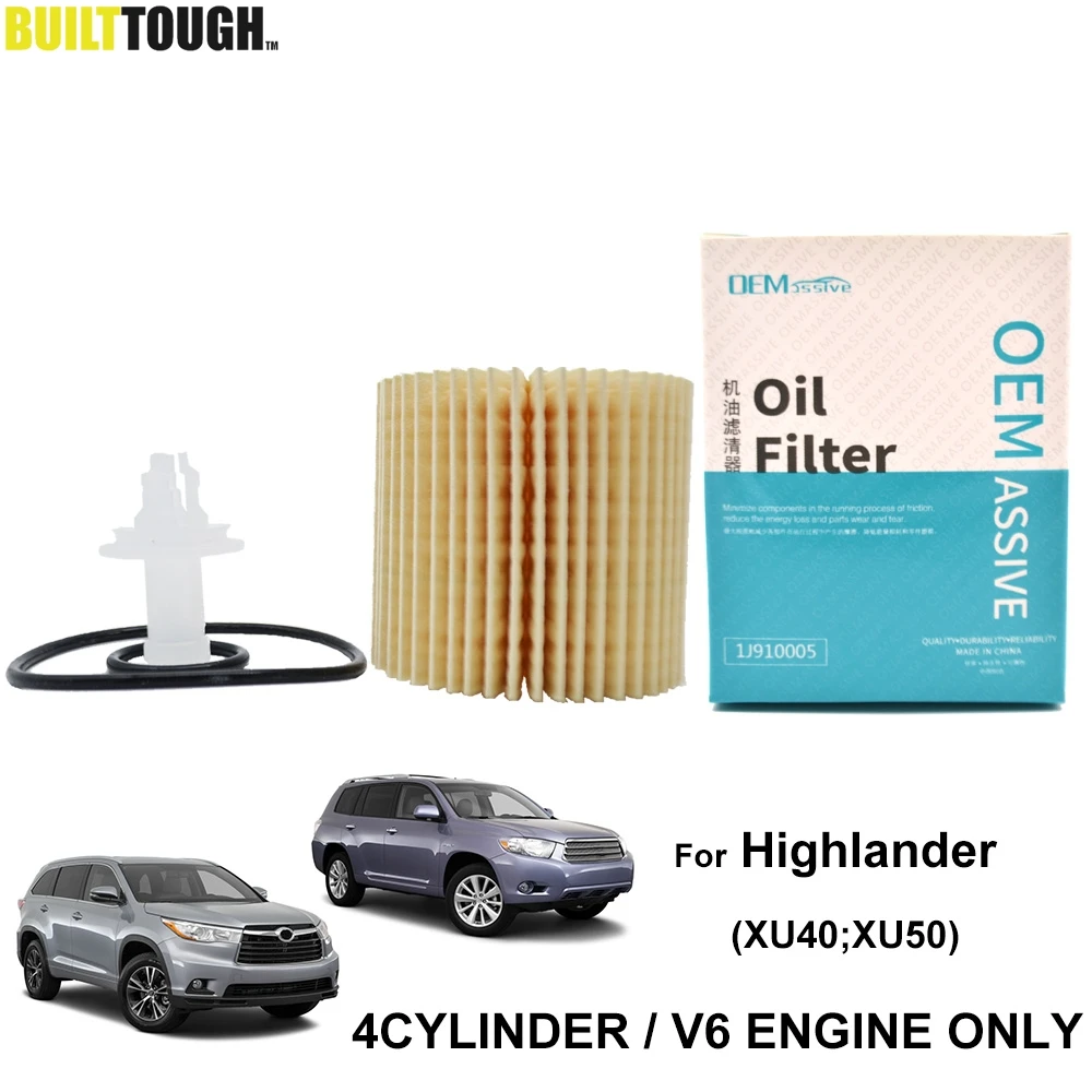 04152-YZZA1-Oil-Filter-For-Toyota-Highlander-Kluger-XU40-2008-2009-2010 ...
