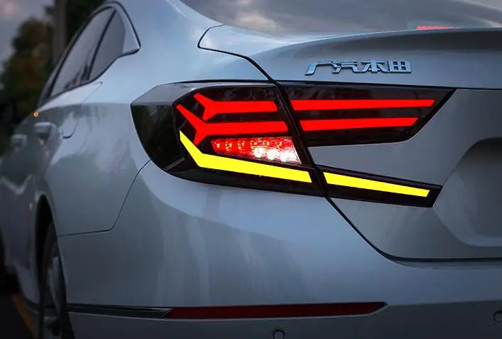 Manufacturer For Car Accessory For Accord Led Taillight 2018 19 For Accord Tail Lamp With Drl Reverse Brake Car Light Assembly Aliexpress