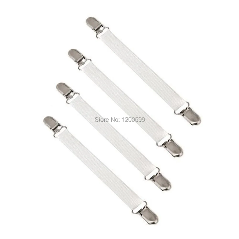 4 Ironing Board Cover Clip Fasteners Tight Fit Elastic Brace/Ties