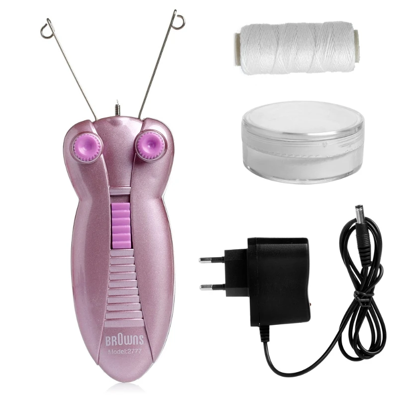 Máquina de Rosqueamento de Borboleta Remoção do Cabelo para Rosto do Corpo Remoção do Cabelo Facial E-apelação Depilador Rosto Aberto Artefato Extrator ue