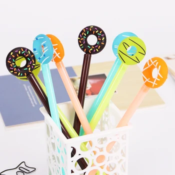 

1PC 0.38mm Cute Kawaii Donuts Gel Pens Lovely Candy Color Pen for Kids Stationery Gift School Supplies