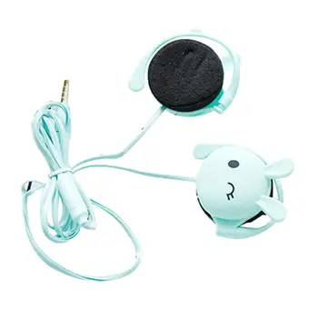 

Cute Rabbit Stereo Earphone Headphone with Mic 3.5mm Ear-hook Sports Headset Gift