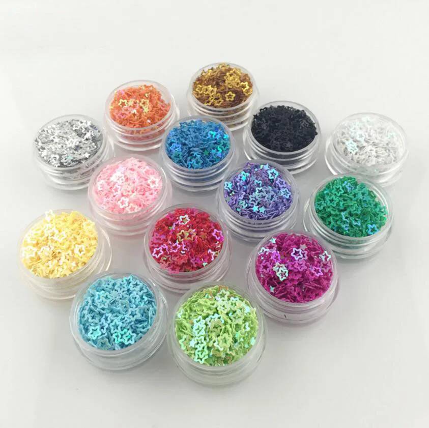 14 Boxes Mini Hollow Flower Beads Sequins For Jewelry Epoxy Resin Fillers DIY Making Nail Art