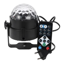 3 Вт Мини RGB Кристалл Магический звук активированный диско шар сценическая лампа Lumiere Рождественский лазерный проектор Dj клуб вечерние светильник Show#25