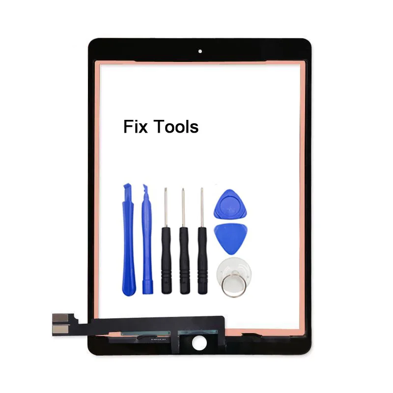 

1Pcs For iPad Pro 9.7 (2016 Version) A1673 A1674 A1675 Touch Screen Digitizer Front Outer Panel Glass+Tools