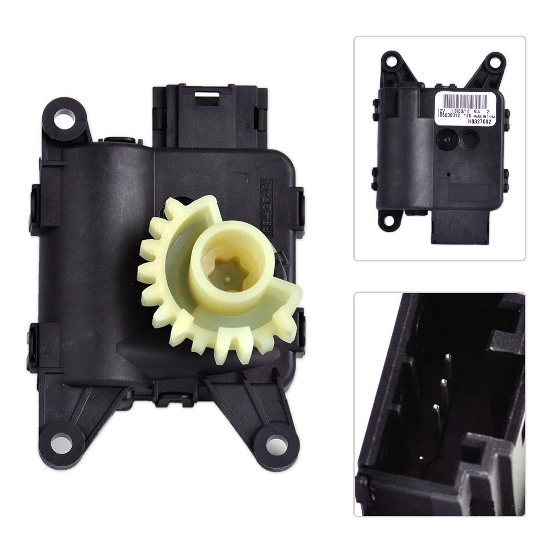 

DWCX Car Temperature Adjust Valve Recirculation Air Flap Servo Motor 1K0907511C 5Q0907511H for Audi A3 Q3 VW CC Golf Jetta CC