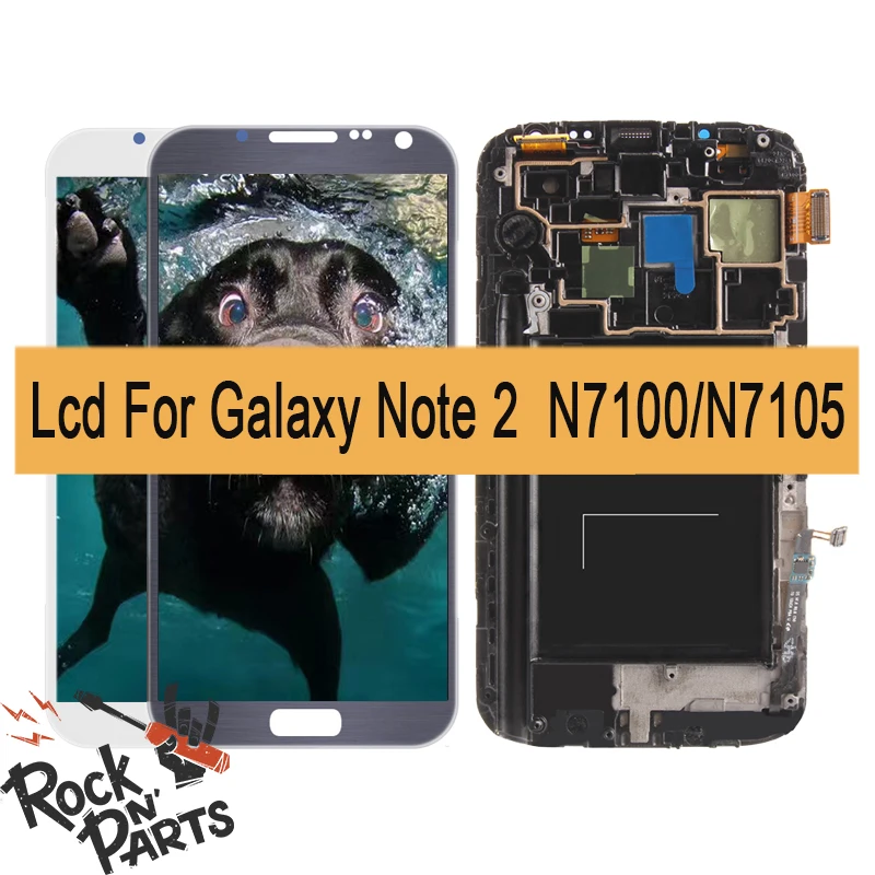 

For Samsung Galaxy Note 2 N7100 N7105 LCD Display Touch Screen Assembly Replacement 5.5inch