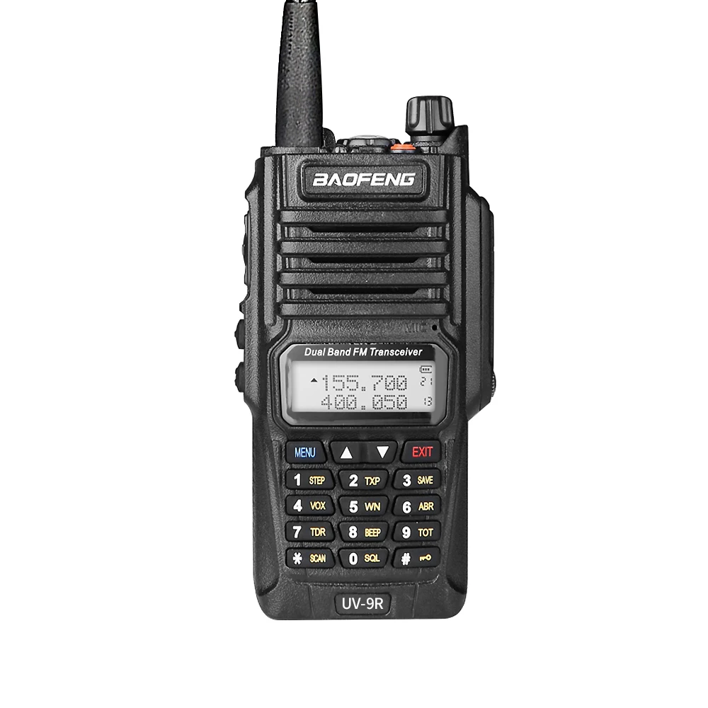 Baofeng UV-9R плюс влагонепроницаемые Walkie Talkie двухстороннее радио Двухдиапазонный портативный 10 км дальний UV9R CB Ham портативное радио