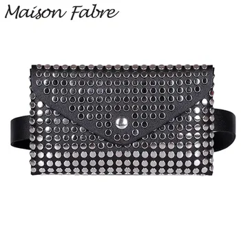 

Maison Fabre Bag women Leather Chest bags Casual handbags Rivet shoulder bags Sports Messenger bags Ladies small handbags 2019