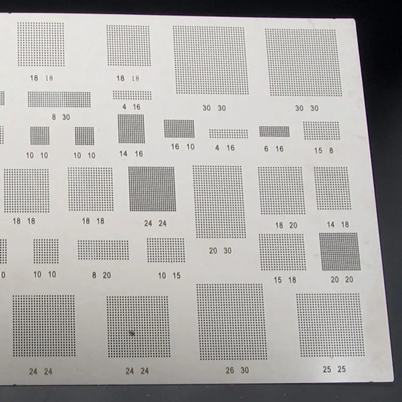 1 шт. Универсальный 55 в 1 для мобильного телефона Bga трафарет Комплект стальная сетка