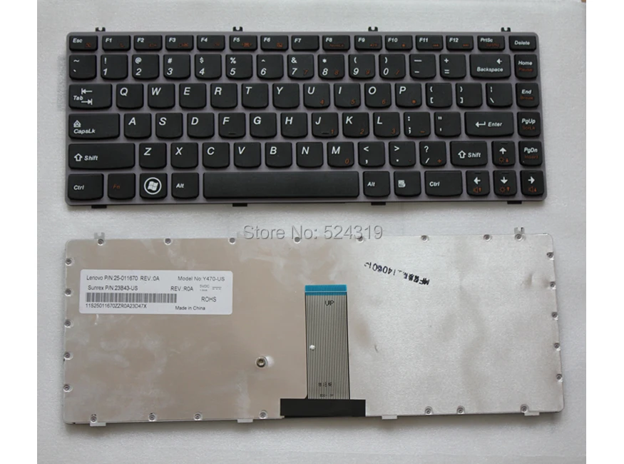 Новая клавиатура для ноутбука Lenovo Y470 Y470N Y470P Y471 Y471A | Компьютеры и офис