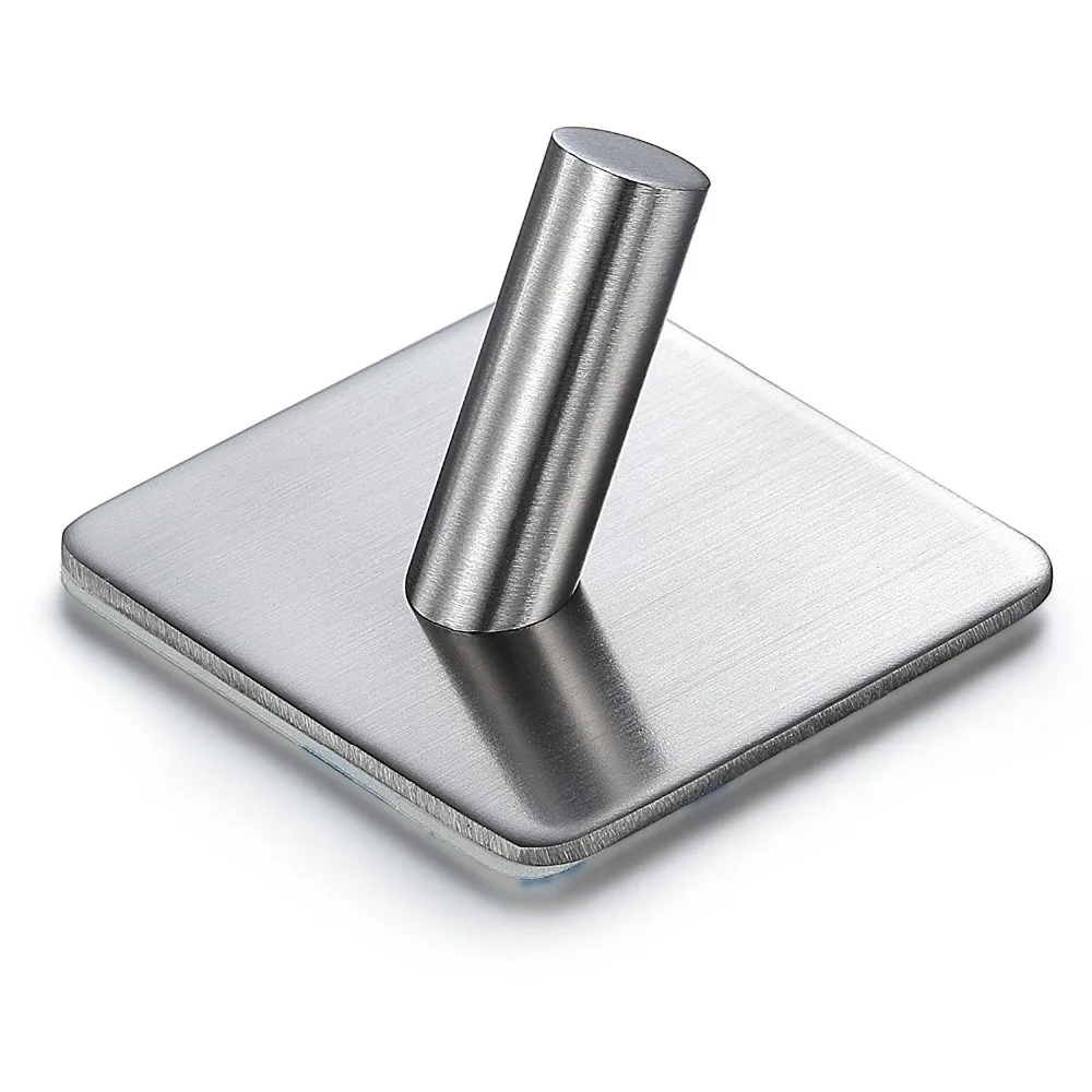 1 шт. самоклеящиеся крючки для полотенец из нержавеющей стали подвесные ключей