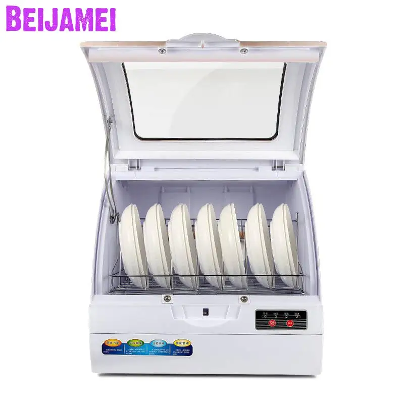 Beijamei 2019 стоящая столешница электрический посудомоечные машины Hands Free небольшой автоматический посудомоечная машина