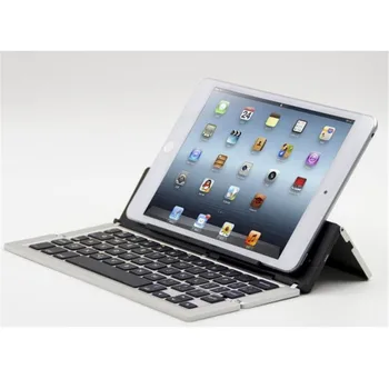 

Reliable Dropshipping Do CSV New F18 Foldable Aluminum Alloy Bluetooth Keyboard For Samsung Tablets GD
