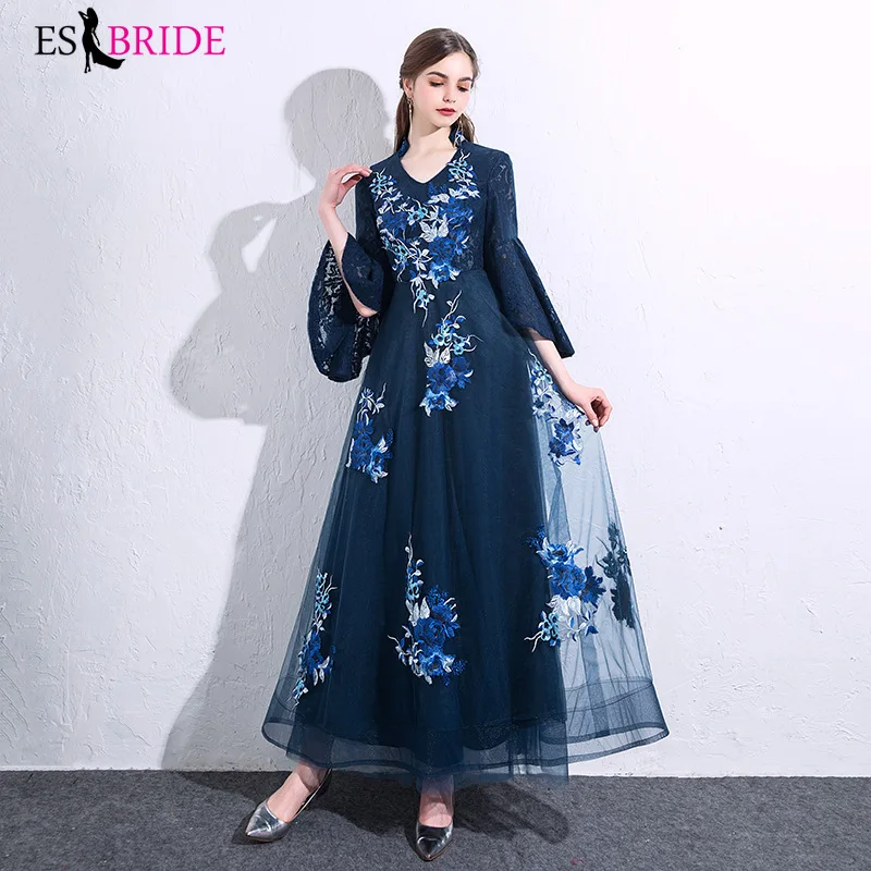 blue special occasion dresses