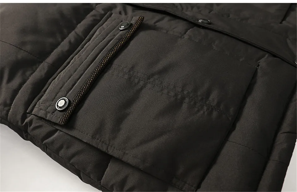 RUELK зимняя куртка мужская брендовая одежда модные повседневные тонкие толстые теплые мужские пальто парки с капюшоном длинные пальто мужская одежда