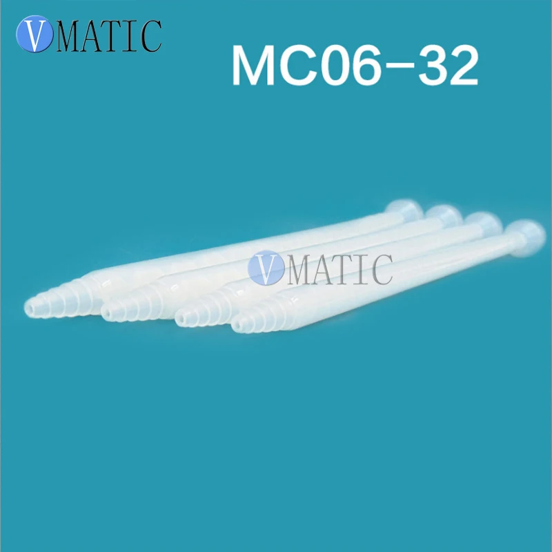 Полимерный статический миксер MC 06-32 смешивающие насадки для Duo Pack Epoxies(белый сердечник