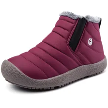 Высокие зимние теплые детские кроссовки; прогулочная обувь для мальчиков; унисекс; детские резиновые ботильоны; черные зимние ботинки для девочек; обувь для студентов
