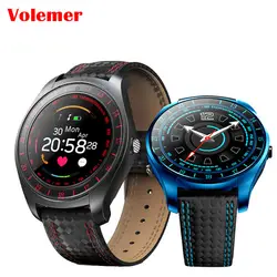 Volemer Bluetooth Smart часы V10 Цвет OLED монитор сердечного ритма Smartwatch циферблат вызова GSM TF карты Камера шагомер наручные часы