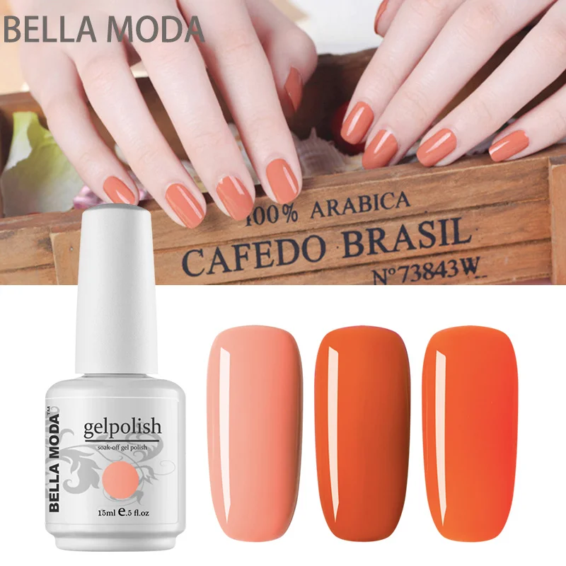15ml BELLA MODA Choose Any 12 From 84 Color Nail Gel Polish Set UV Varnish Base and Top Coat | Красота и здоровье