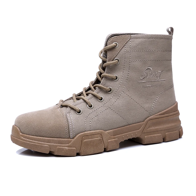 

Martens Canvas Chelsea Boots Shoes Men Boots Outdoor Non-slip Working Boots Motorlaarzen Handgemaakte Schoenen Casual Schoenen