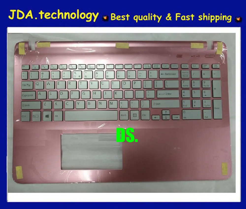 / Упор для рук topcase Для sony vaio svf15 svf152 svf1521 svf151svf153 svf1541 svf15e США клавиатура верхняя крышка розовый