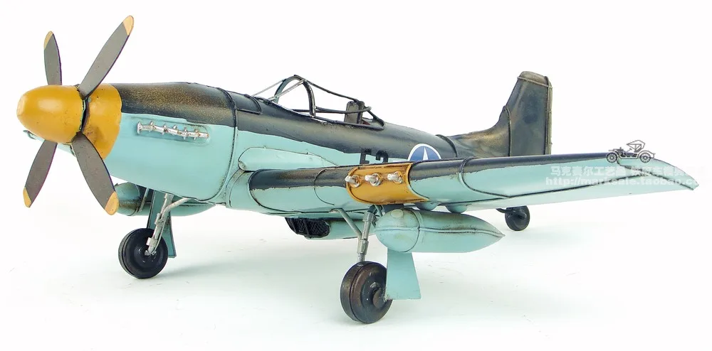 

Brand New Plane Model Toys World War II USA P-51 "Mustang" Fighter/Bomber Handmade Metal Airplane Model Toy For Gift/Collection