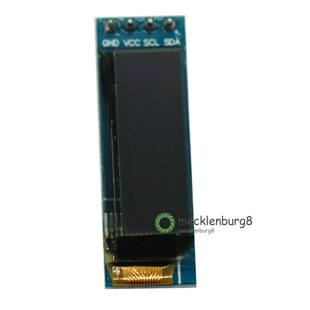 0,91 дюймов 128x32 IIC I2C белый OLED ЖК-дисплей DIY Oled модуль SSD1306 Драйвер IC DC 3,3 V 5V для Arduino PIC