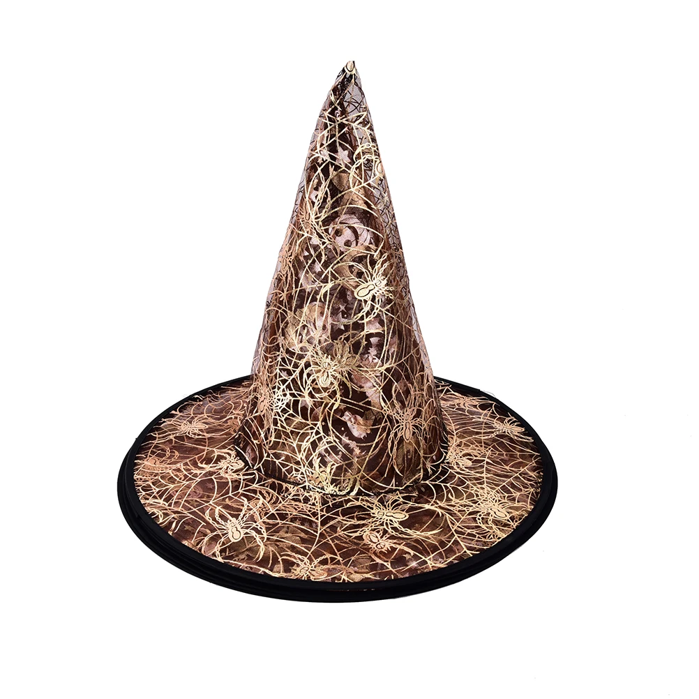 Случайный цвет Лидер продаж для детей и взрослых Для женщин шляпа ведьмы для Хэллоуина Костюм Аксессуар Хэллоуин поставок Шляпы