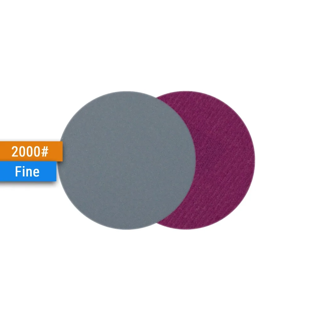 30PCS 2 Inch(50mm) Silicon Carbide Hook&Loop Waterproof Sanding Discs for Wet/Dry Sanding Rotary Tools Polishing Accessories