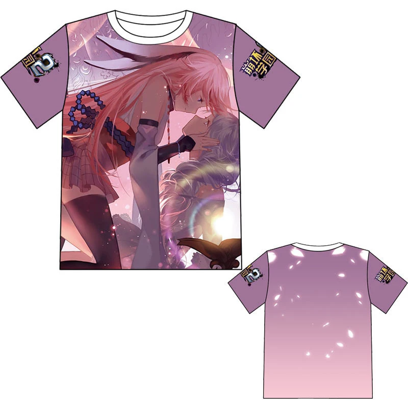 Gaming Honkai Impact 3 Kiana Kaslana T-Shirt Short Sleeve Causal Top Unisex Gift