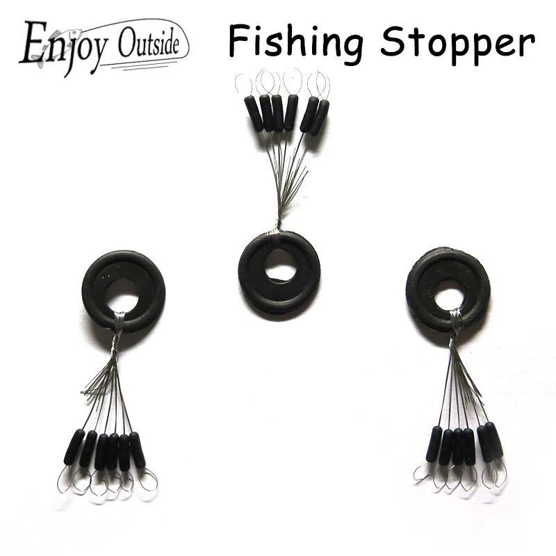Buy 600pcs/pack cylindrical Fishing Stopper Fishing