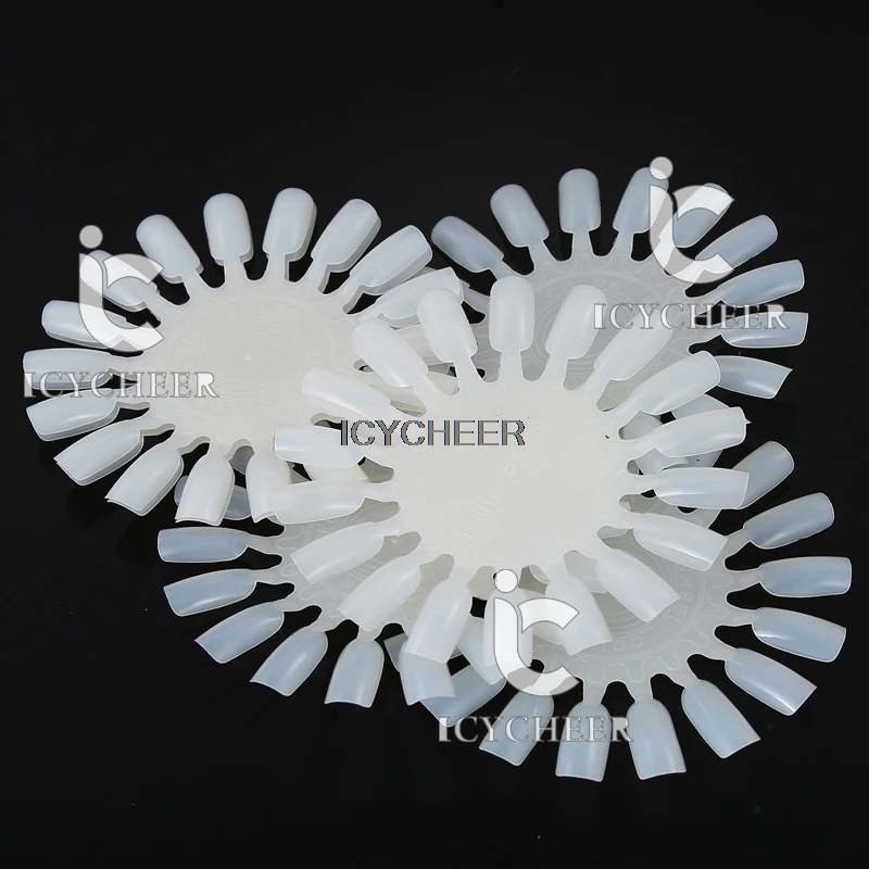 ICYCHEER 5/10 шт Круглый Nail Art Дисплей практические советы акриловый лак Натуральный
