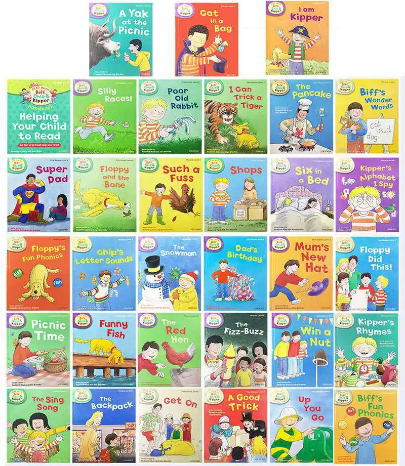 Oxford ReadingTree English Reading Book Helping Your Child to Read 1-3 Level 33pcs/set Oxford ReadingTree English Reading Book Helping Your Child to Read 1-3 Level 33pcs/set