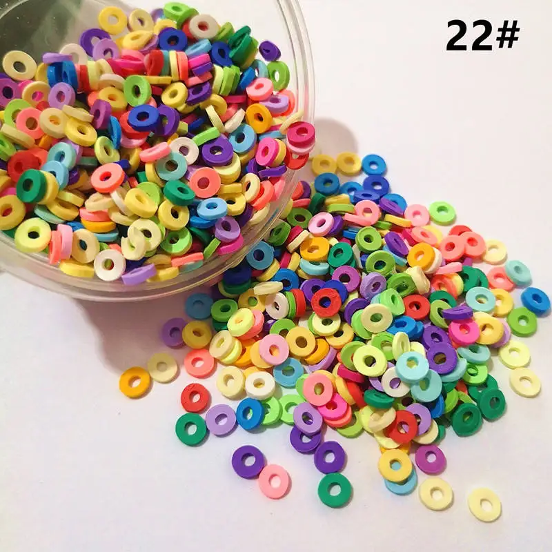 100g Mixed Color Clay Chocolate Sprinkles Heart Shaped DIY Parts Fake Cake Decorating Polymer Clay Sweets Deco Decoration 