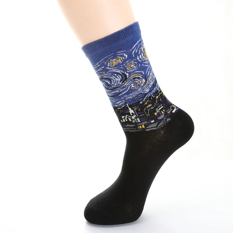 La MaxPa новые 3D Ретро хлопковые носки унисекс для женщин и мужчин забавные новые винтажные носки горячая k2071