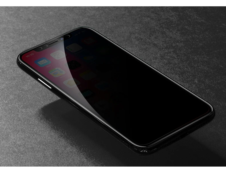 3D антишпионское закаленное стекло для защиты экрана iphone XS MAX XR, стеклянная пленка для Apple iphone X XR XS max