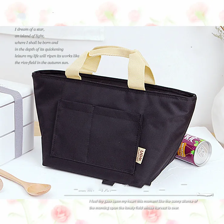

stylish portable lunch bag thermal picnic box ice pack food drinks insulated carrier cooler bag insulation shop tote cool bag
