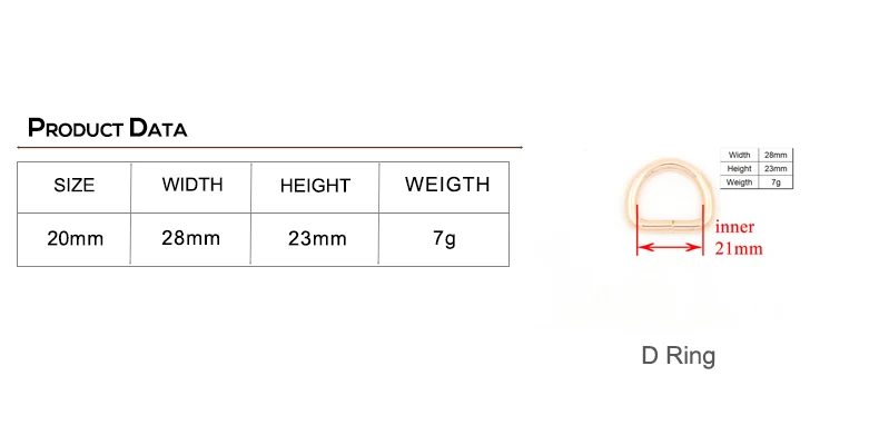Покрытые d-кольца для 20 мм лямки мешки для обвязки одежды кожаная сумка аксессуар ручной работы прочная и прочная d-образная Пряжка DK20M