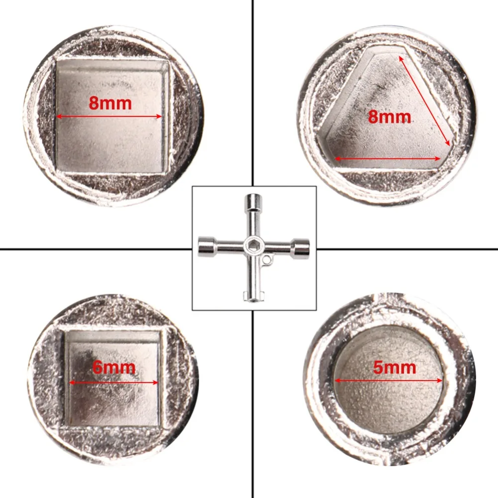 5 в 1 перекрестный переключатель ключ гаечный ключ с аксессуарами Универсальный квадратный треугольник поезд электрический шкаф коробка шкафчик лифта сплав