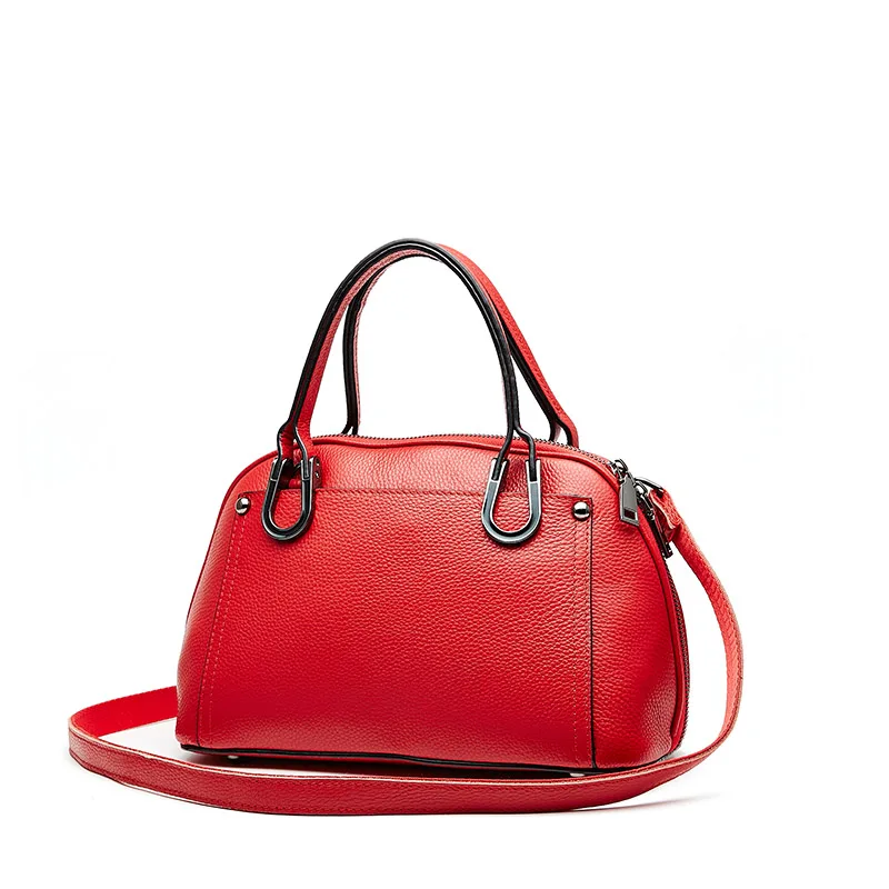 Shell shape design suture decoration designer women handbags high quality shoulder bags beautiful simple Genuine Leather bag