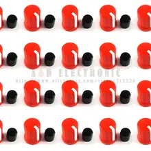 20 шт./лот красный цвет поворотная ручка управления подходит для Pioneer XDJ-RX R1 RZ AERO DJM-T1 S9 DIY DJ