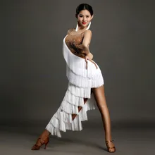 Новые стили латинского танца костюмы старшие сексуальные камни кисточкой платье латинского танца для женщин латинские танцы конкурсные платья