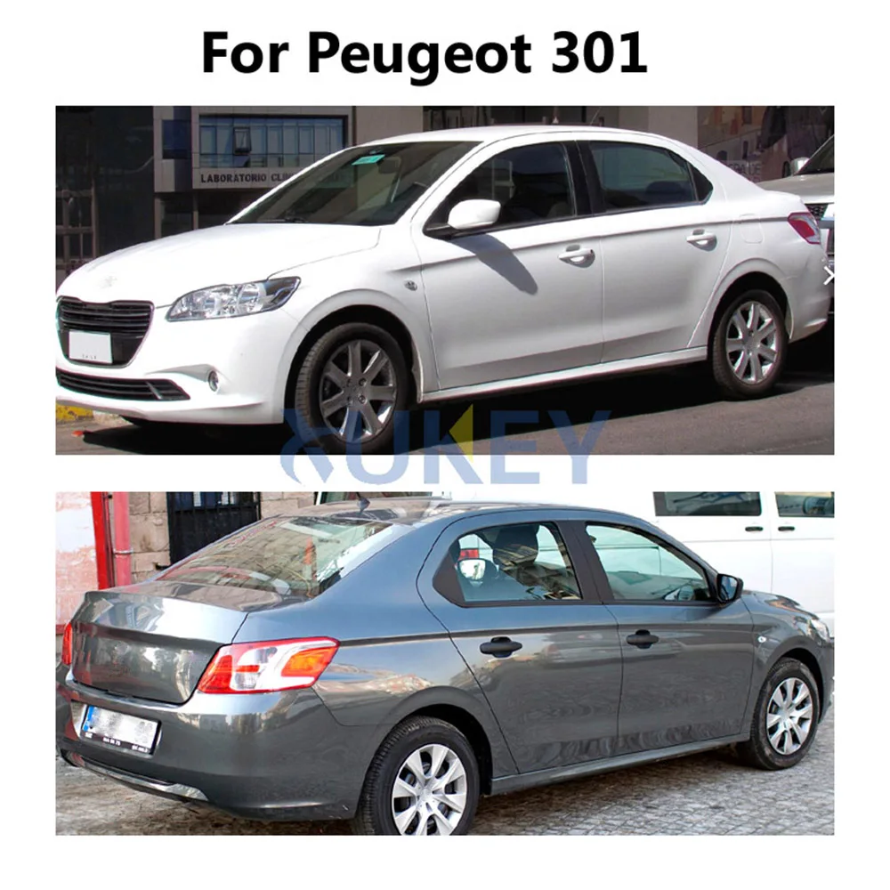 Для Peugeot 301 4 дверный седан 2013 2017 2014 2015 2016 спереди и сзади автомобиля Брызговики