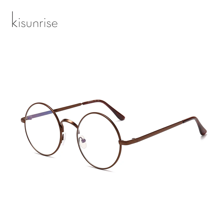 Kisunrise bluelight очки оправа очки защитные очки круглые игровые компьютерные очки женские KS044 - Цвет оправы: NO.4