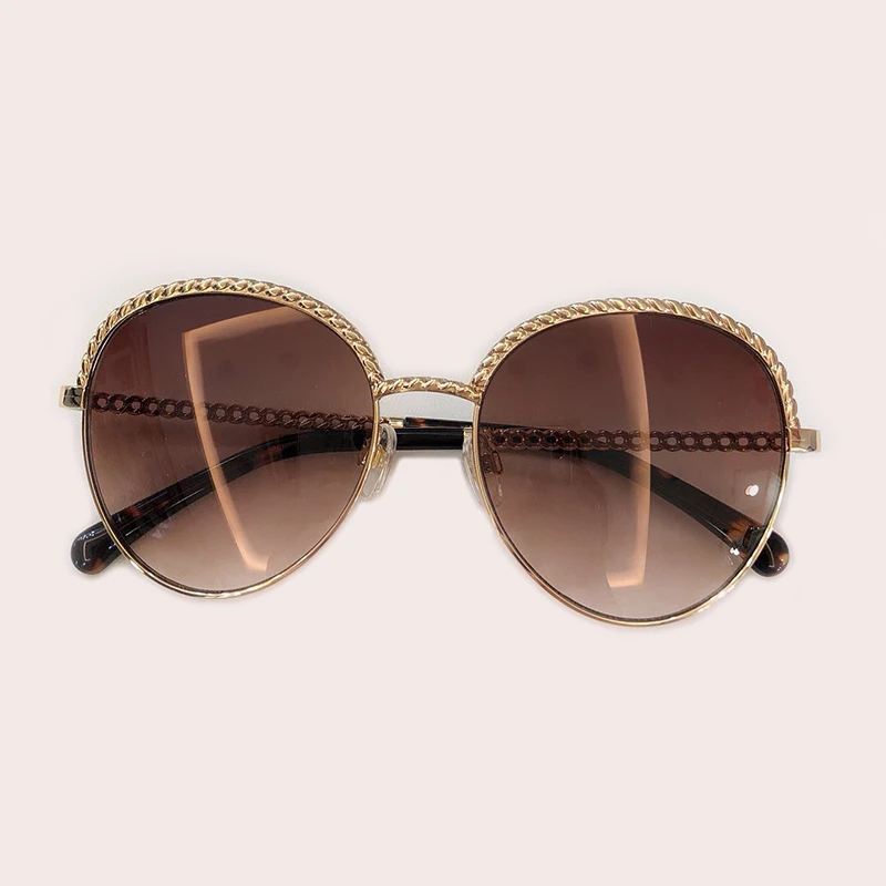 

New Brand Designer Unique Chain Sunglasses 2019 Luxury Personality Handsome Elegant Women Men Sunglasses Oculos De Grau