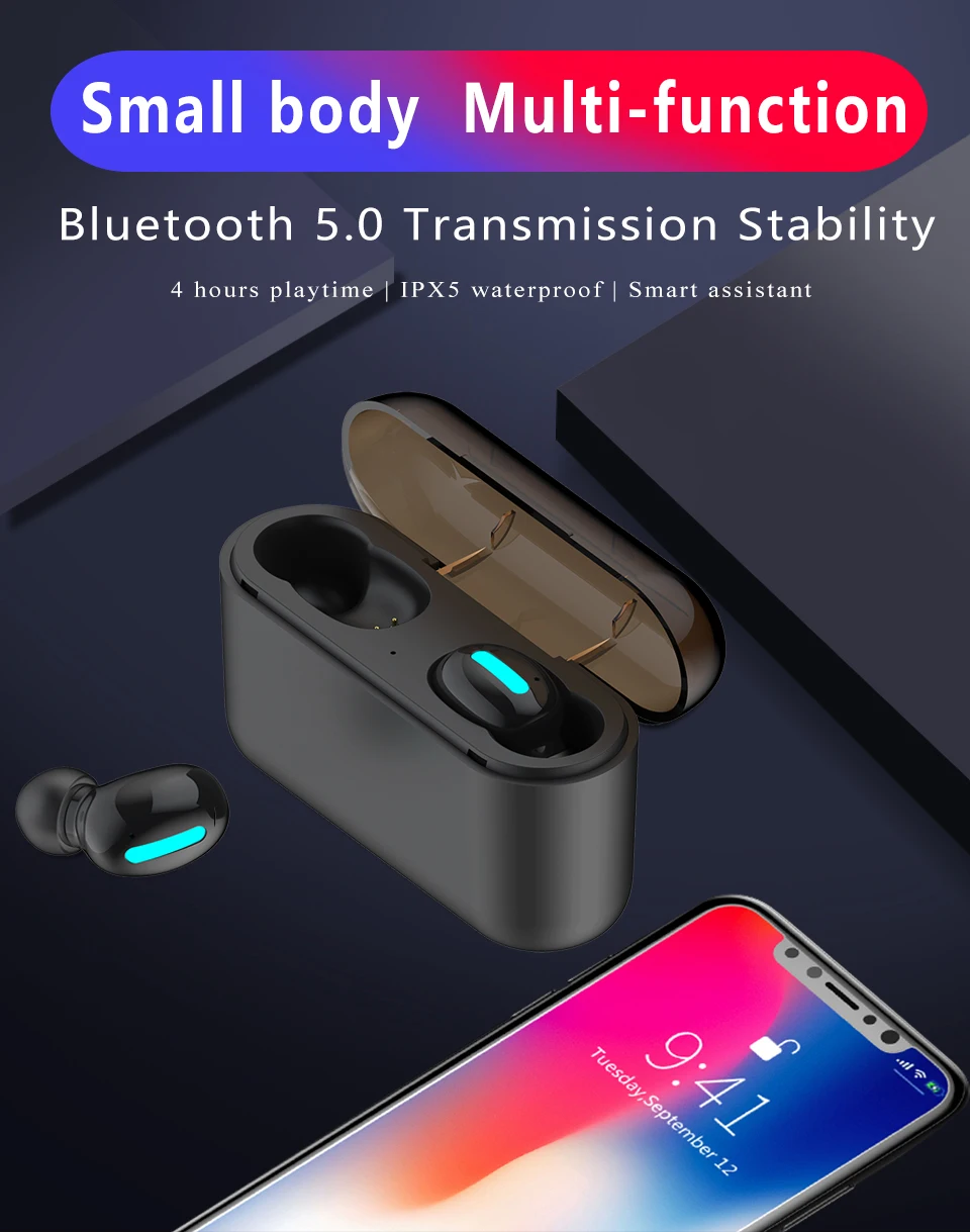 Q32 беспроводные наушники 5,0 Bluetooth наушники мини TWS наушники для iPhone/samsung/HUAWEI слуховой аппарат стерео Бас дешево