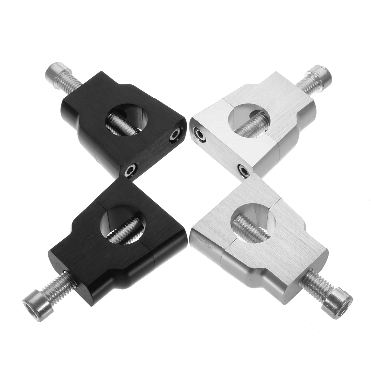 Motorrad Lenker Riser 30mm Höhe - CNC Aluminium Für 7/8" Lenker