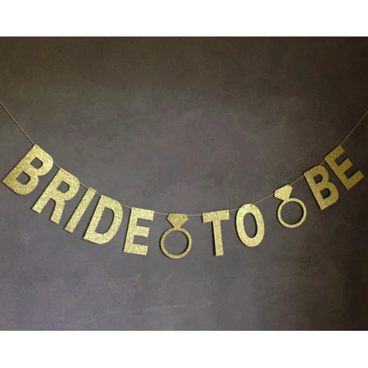 Bride-To-Be-Gold-Glitter-Banne